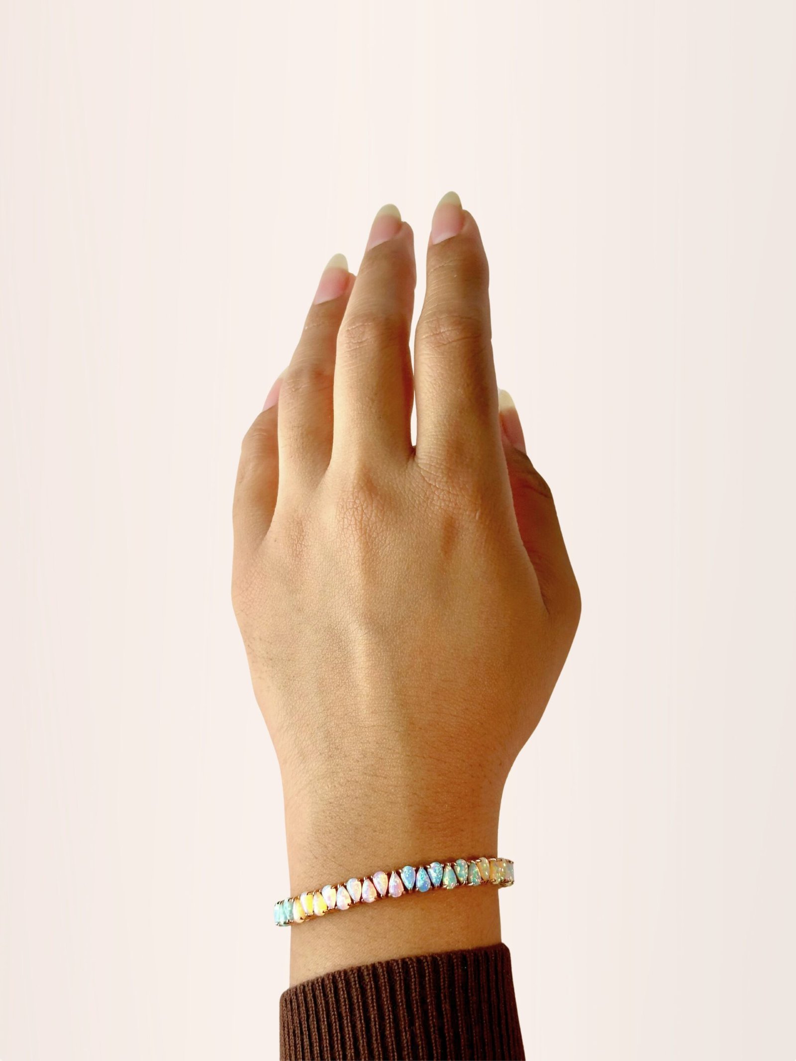 Pear-Shaped Opal Ombré Bracelet - Image 2